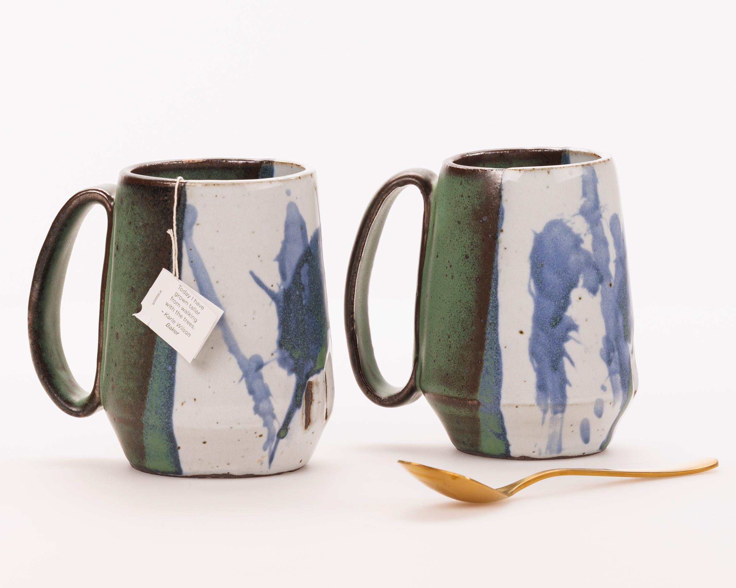 Teacups from the side